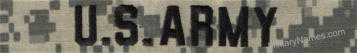ACU U.S. ARMY BRANCH TAPE - MILITARY NAMES